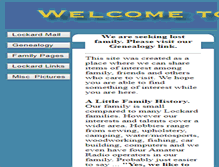 Tablet Screenshot of lockard.org